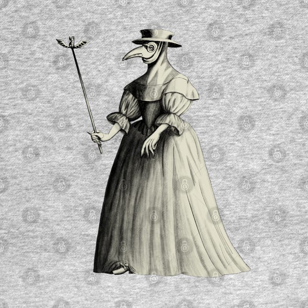 Lady Plague Doctor (old paper) by AlexTal